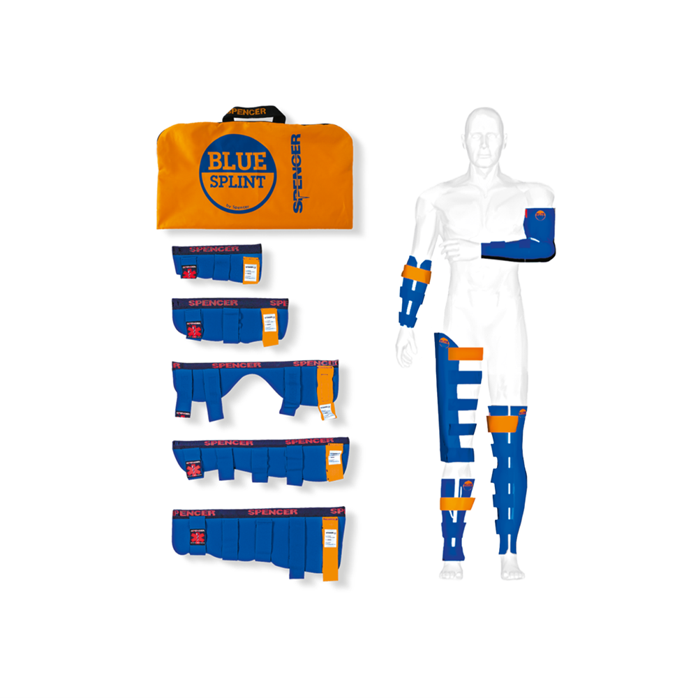 Spencer Blue Split Kit - Rigid Splints with flexible internal structure ...