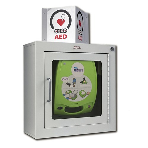 ZOLL AED Plus - 7-Inch Standard Wall Cabinet - Defibrillators - Bunzl ...